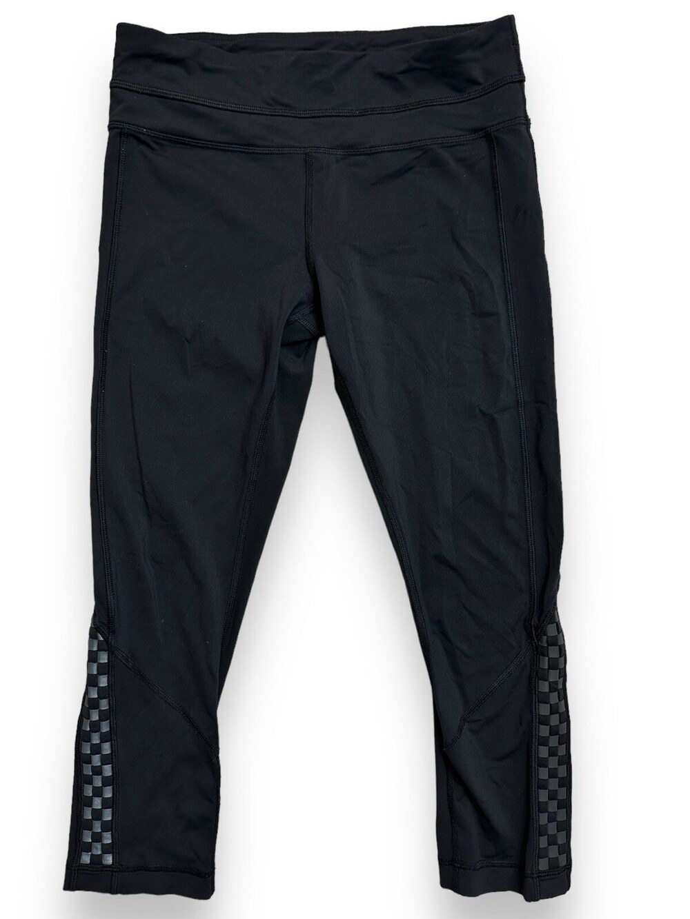 Lululemon Speed Tight II Women's 6 Full-On Luxtreme Black Reflective Leggings